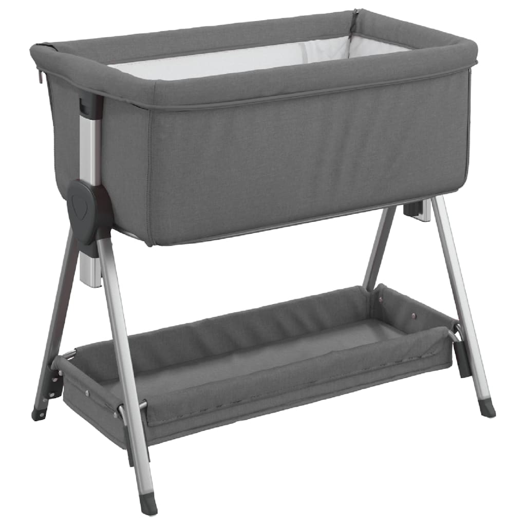 Babybett mit Matratze Leinenstoff - Yekta