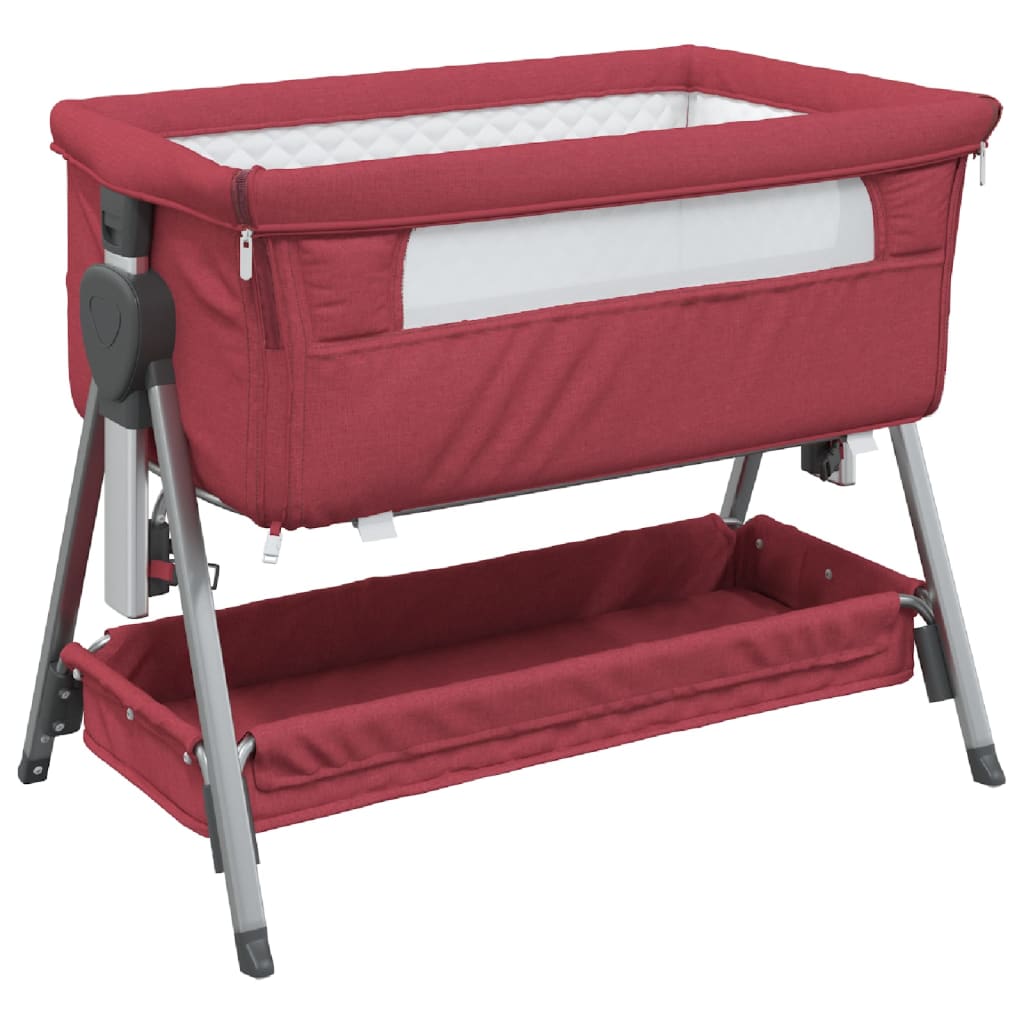 Babybett mit Matratze Leinenstoff - Yekta