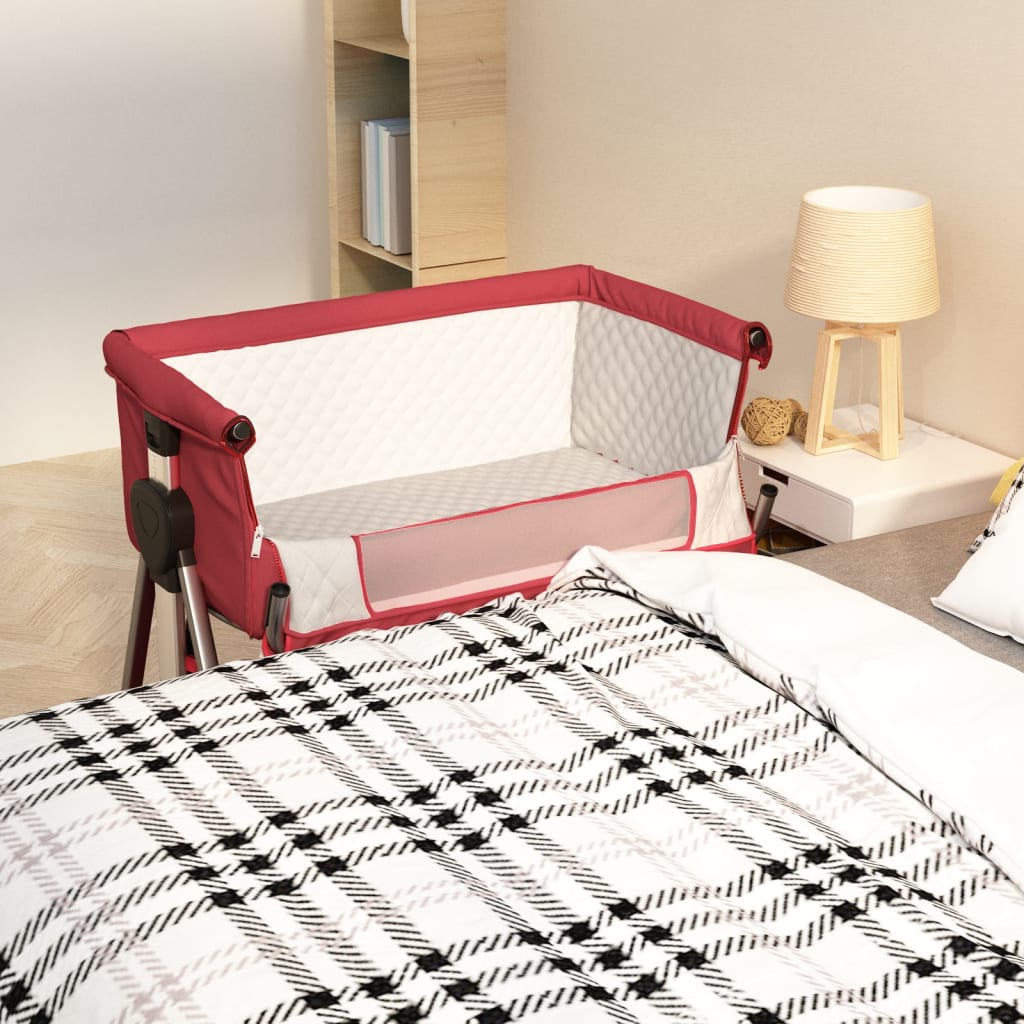 Babybett mit Matratze Leinenstoff - Yekta