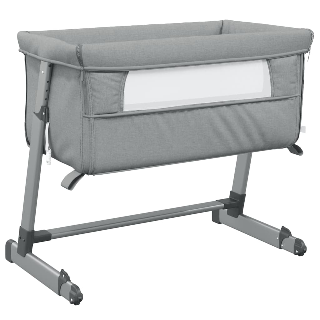 Babybett mit Matratze Leinenstoff - Yekta