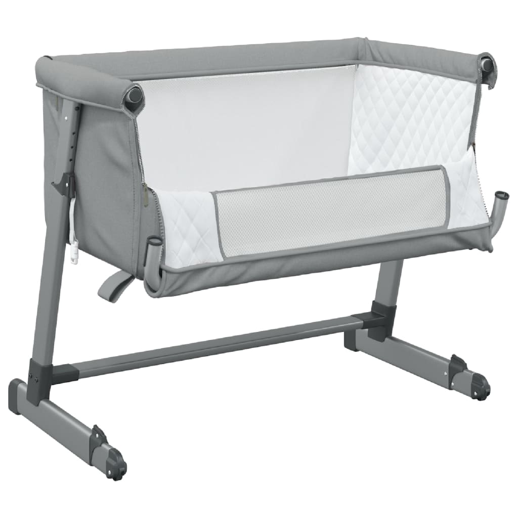 Babybett mit Matratze Leinenstoff - Yekta