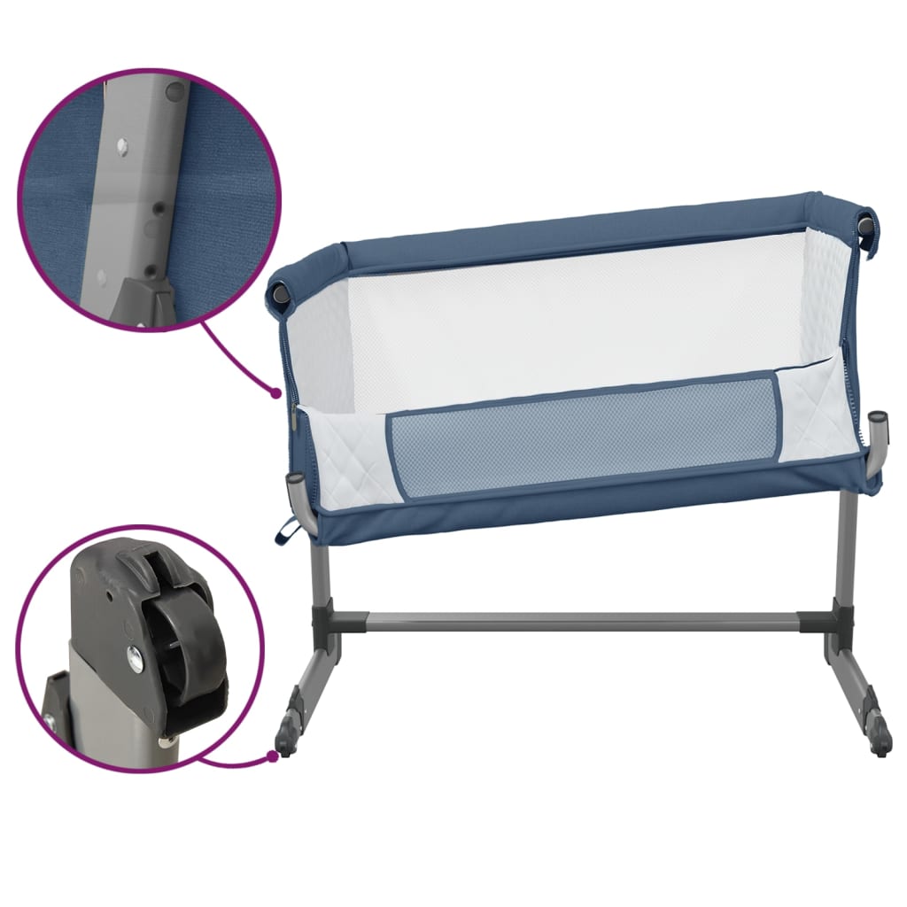Babybett mit Matratze Leinenstoff - Yekta