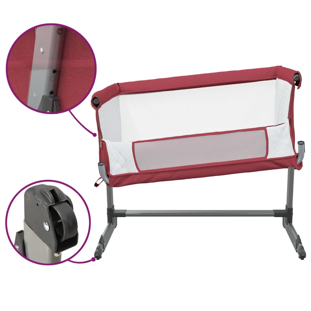 Babybett mit Matratze Leinenstoff - Yekta