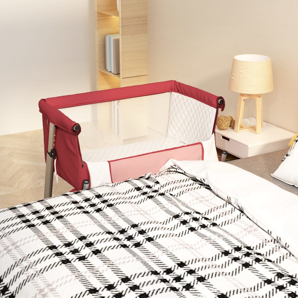 Babybett mit Matratze Leinenstoff - Yekta