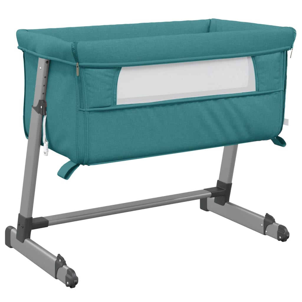Babybett mit Matratze Leinenstoff - Yekta