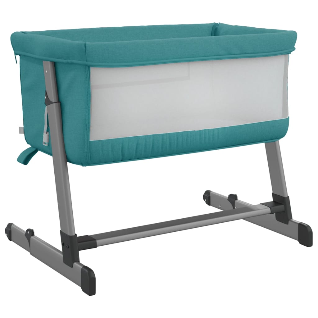 Babybett mit Matratze Leinenstoff - Yekta