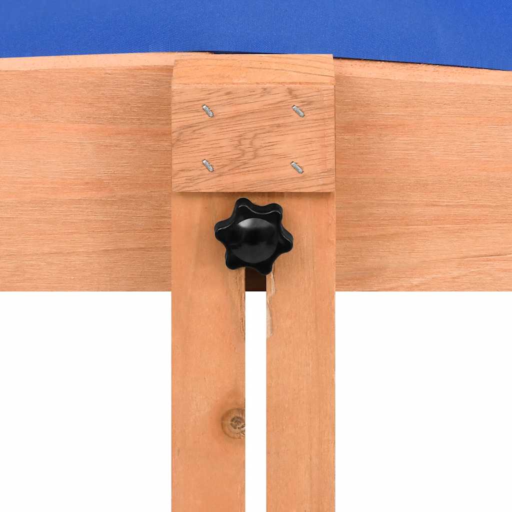 Sandkasten mit Dach Tannenholz 112x112x112 cm - Yekta