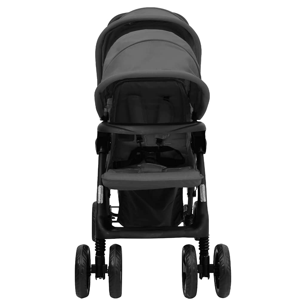 Tandem-Kinderwagen Stahl für Zwillings- und Geschwisterkinder - Yekta