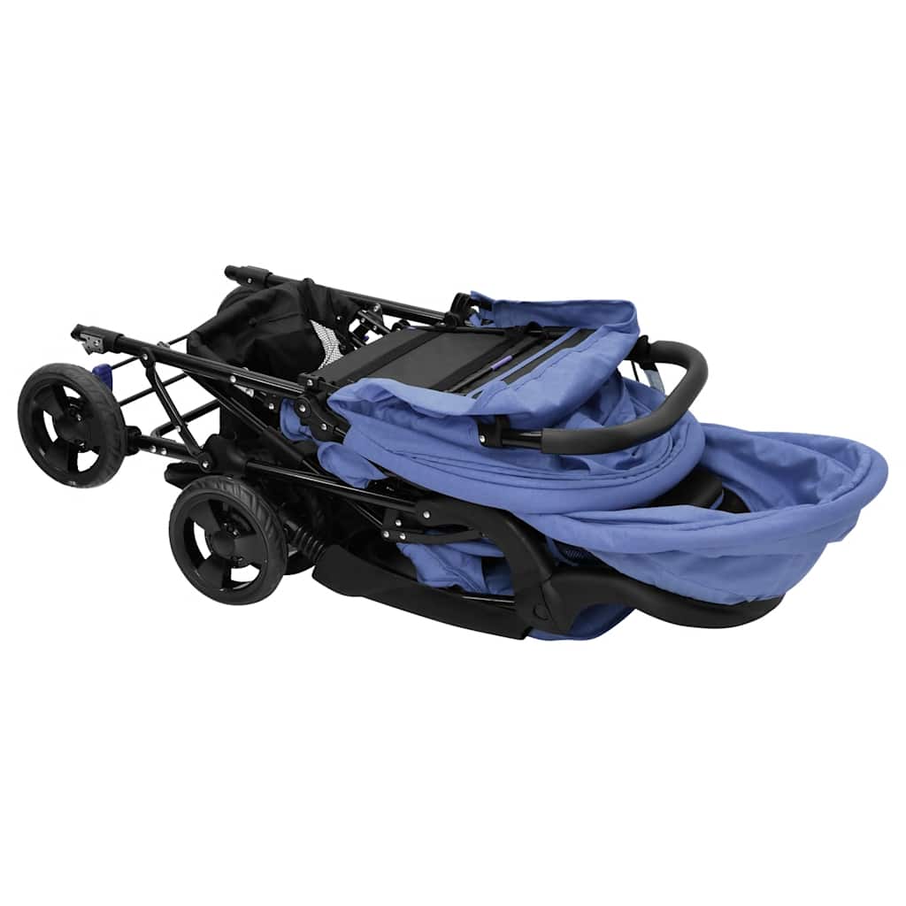 Tandem-Kinderwagen Stahl für Zwillings- und Geschwisterkinder - Yekta