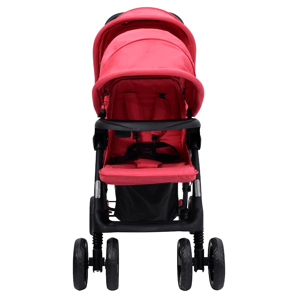 Tandem-Kinderwagen Stahl für Zwillings- und Geschwisterkinder - Yekta