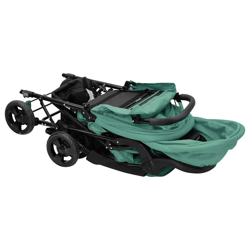 Tandem-Kinderwagen Stahl für Zwillings- und Geschwisterkinder - Yekta