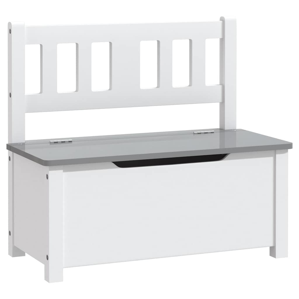 Kinderbank mit Stauraum 60x30x55 cm MDF - Yekta