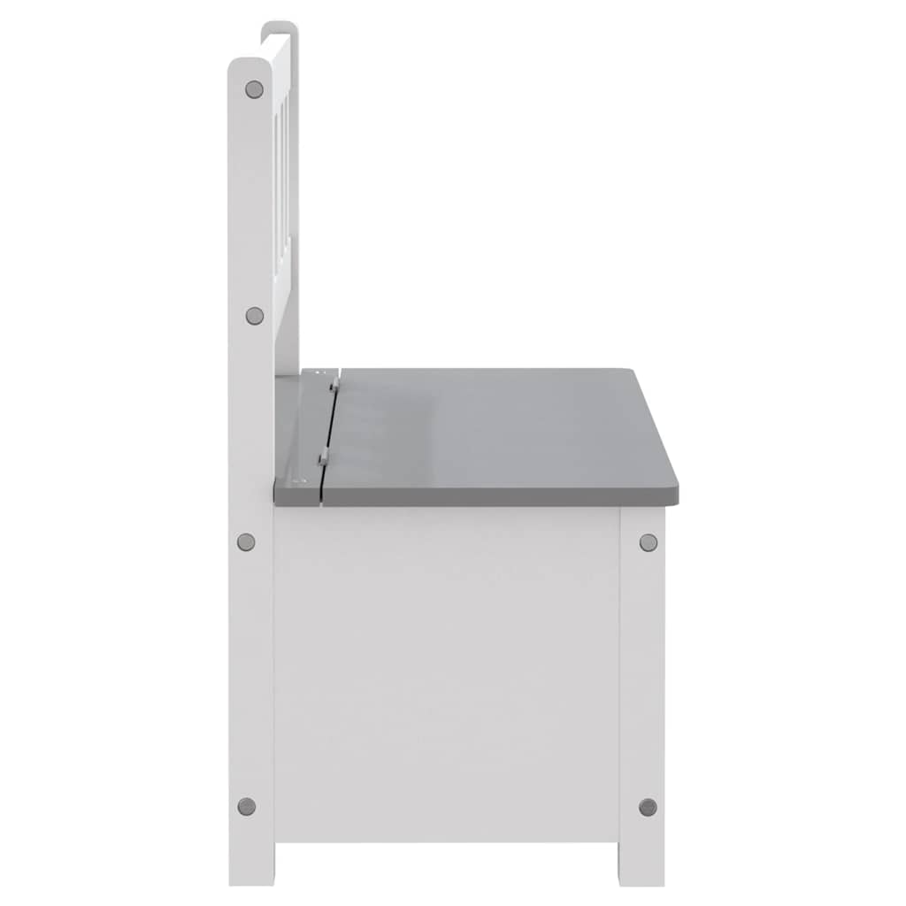 Kinderbank mit Stauraum 60x30x55 cm MDF - Yekta