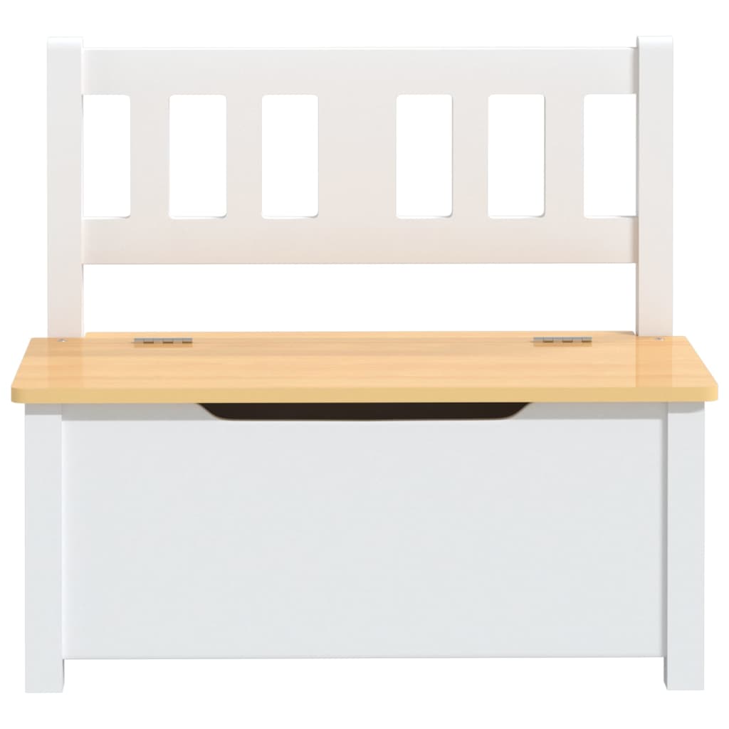 Kinderbank mit Stauraum 60x30x55 cm MDF - Yekta