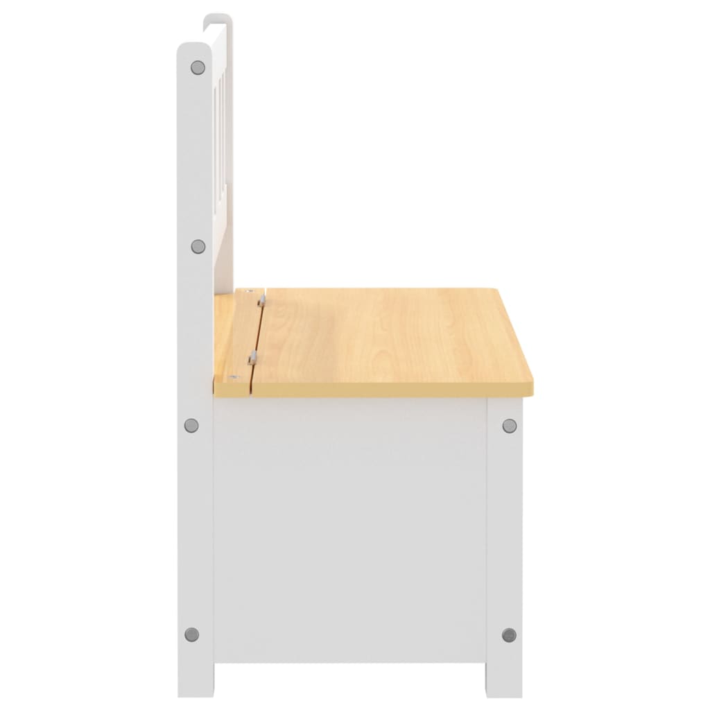 Kinderbank mit Stauraum 60x30x55 cm MDF - Yekta