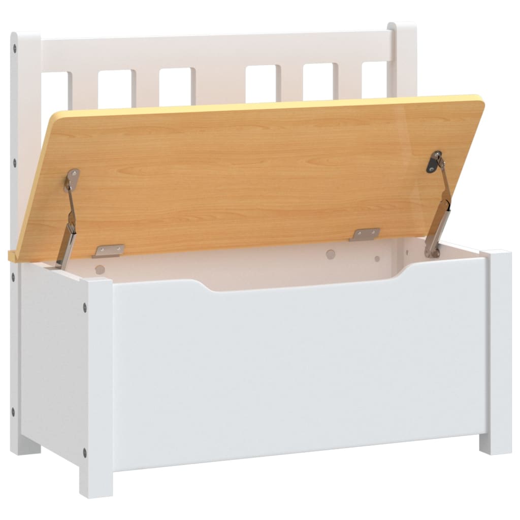 Kinderbank mit Stauraum 60x30x55 cm MDF - Yekta