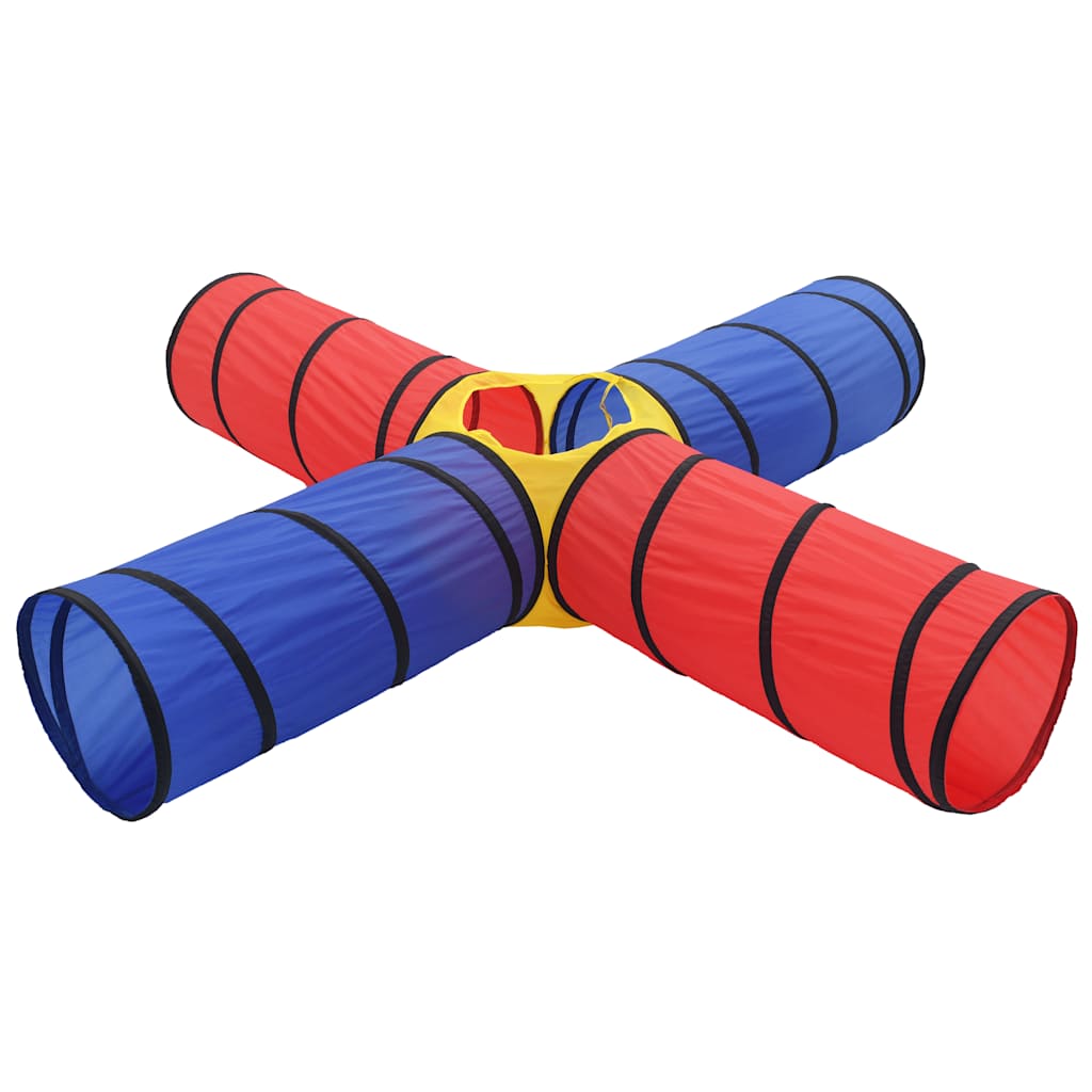 Spieltunnel mit 250 Bällen - Bunter Spieltunnel für Kinder und Spielspaß - Yekta