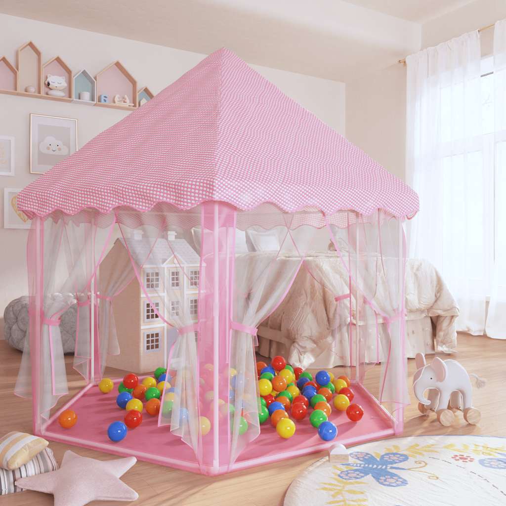 Prinzessin-Spielzelt mit 250 Bällen 133x140 cm - Yekta