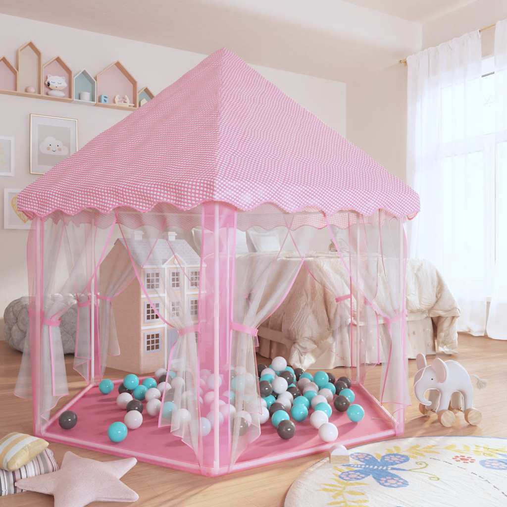 Prinzessin-Spielzelt mit 250 Bällen 133x140 cm - Yekta