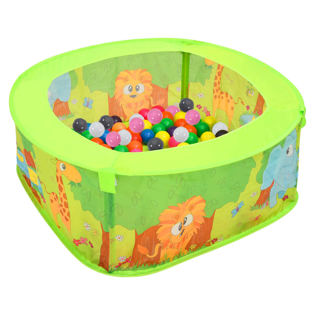 Bällebad mit Bällen für Kinder 75x75x32 cm - Yekta