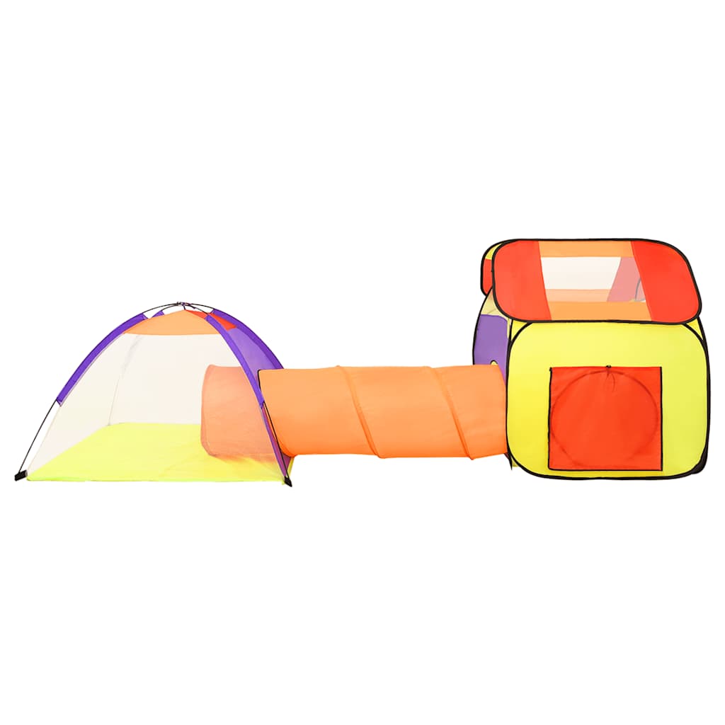 Spielzelt mit 250 Bällen für Kinder - Spielzelt 190x264x90 cm und 338x123x111 cm - Yekta