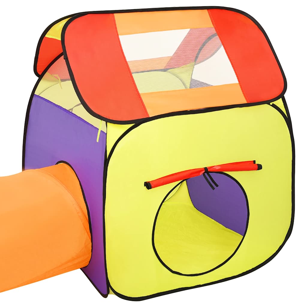 Spielzelt mit 250 Bällen für Kinder - Spielzelt 190x264x90 cm und 338x123x111 cm - Yekta