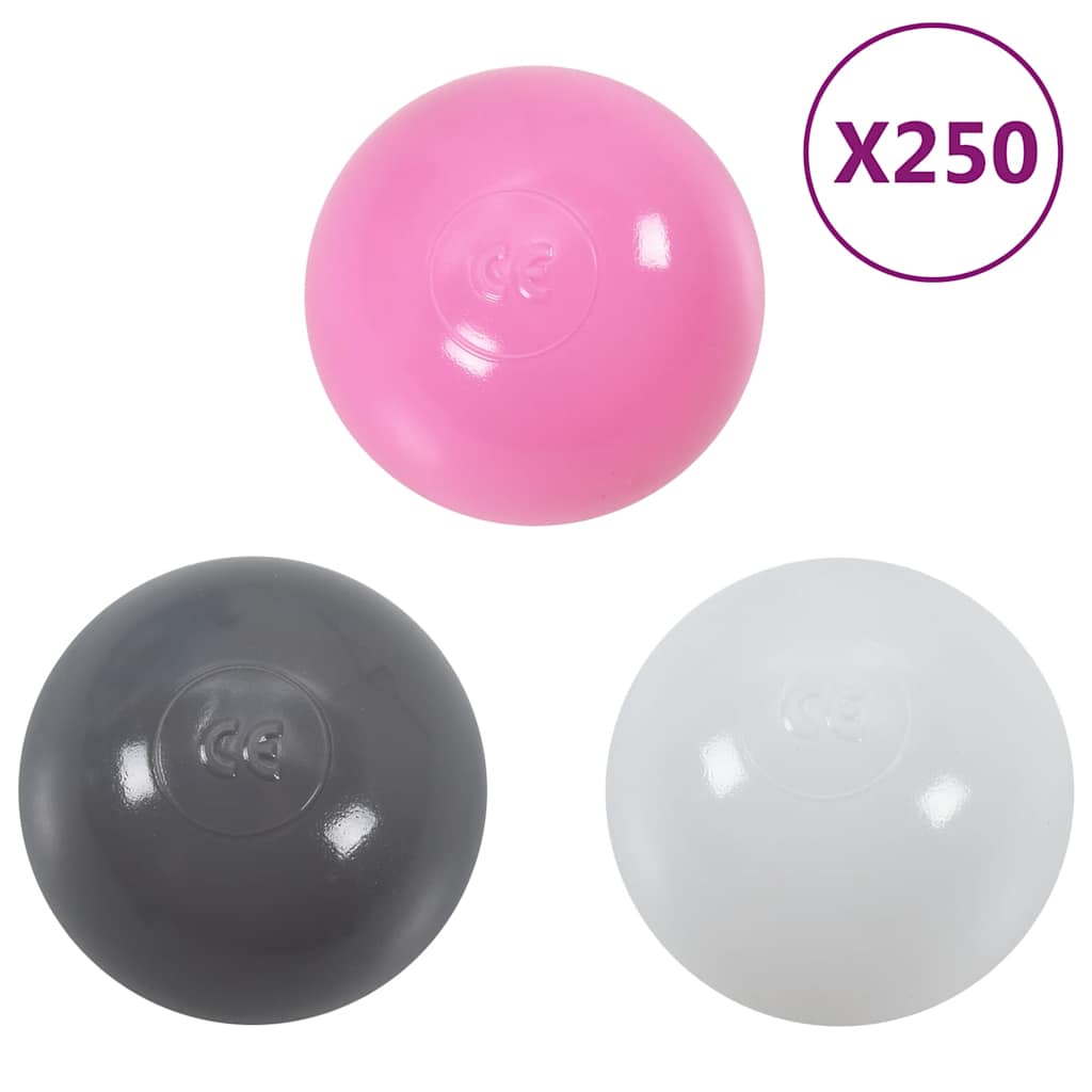 Spielzelt mit 250 Bällen für Kinder - Spielzelt 190x264x90 cm und 338x123x111 cm - Yekta