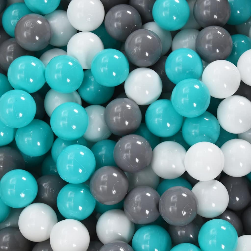 Spieltunnel für Kinder mit 250 Bällen und 245 cm aus Polyester, Mehrfarbig - Yekta