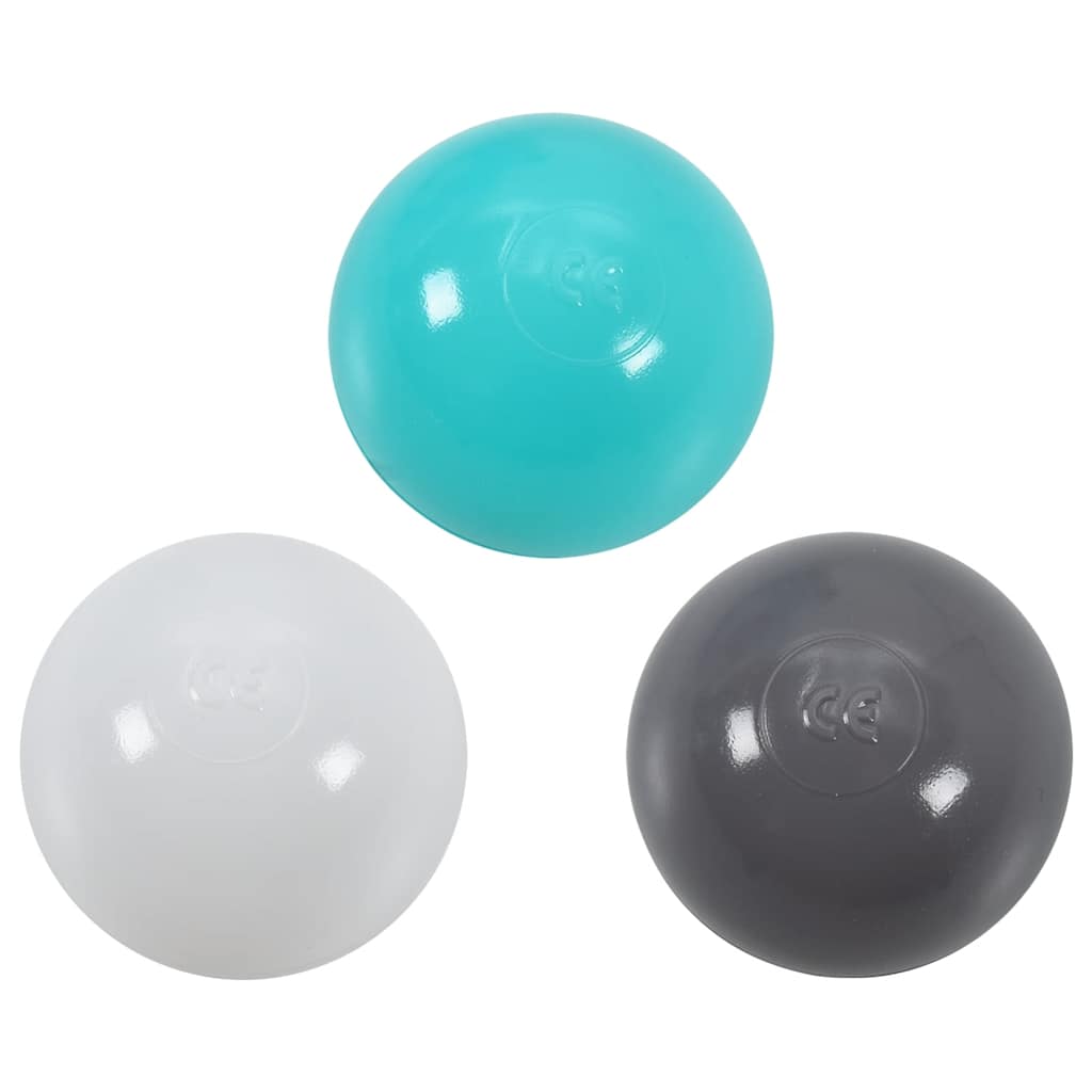 Spieltunnel für Kinder mit 250 Bällen und 245 cm aus Polyester, Mehrfarbig - Yekta