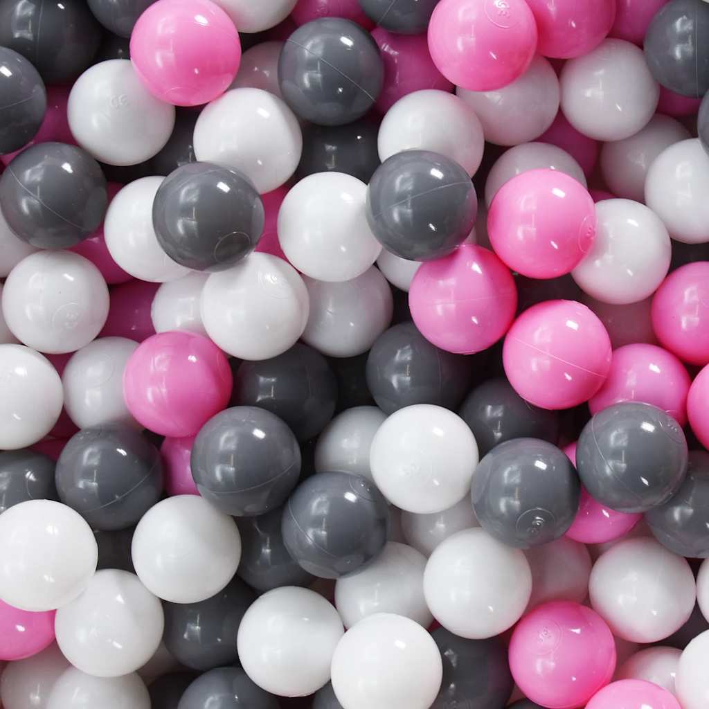 Spieltunnel für Kinder mit 250 Bällen und 245 cm aus Polyester, Mehrfarbig - Yekta