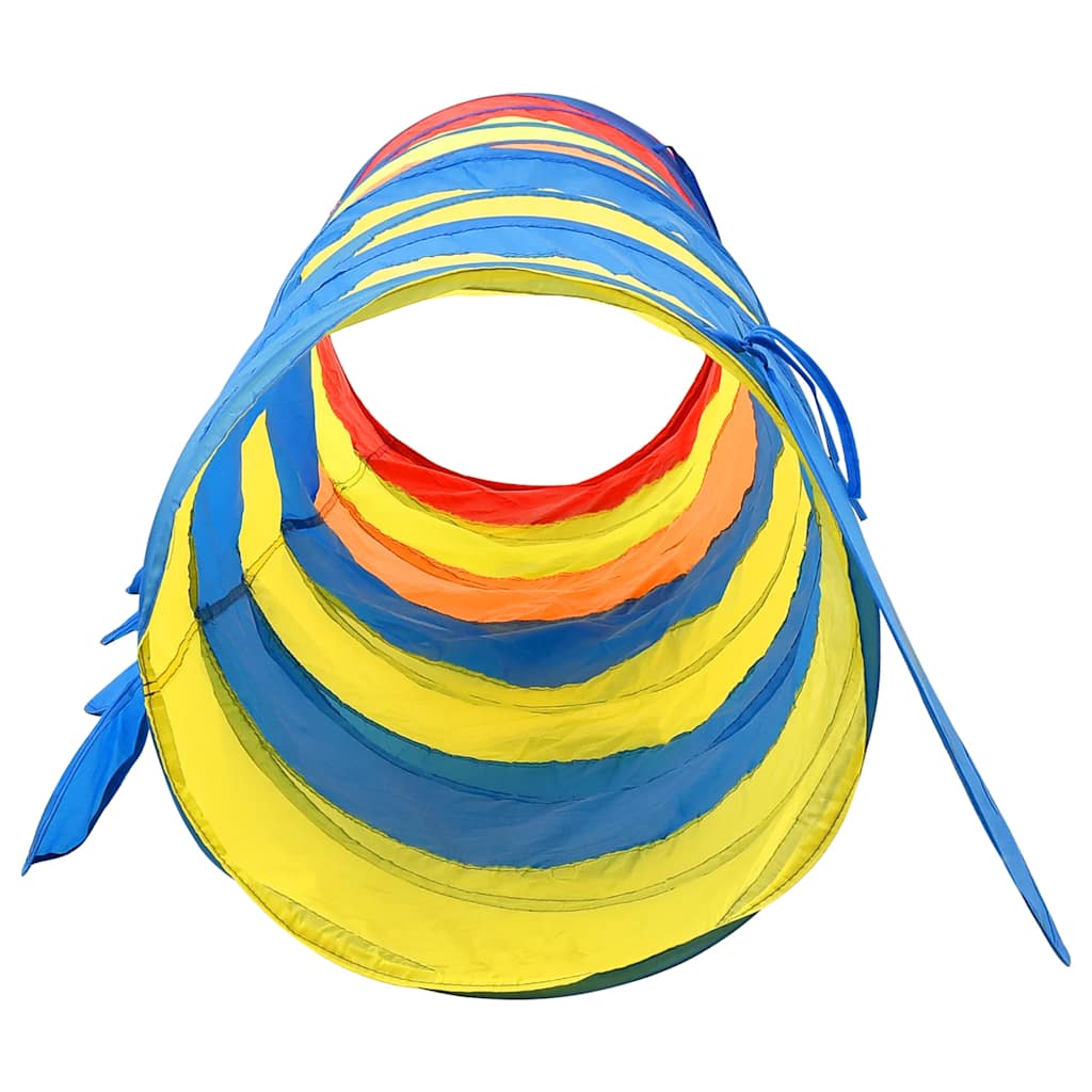 Spieltunnel für Kinder mit 250 Bällen und 245 cm aus Polyester, Mehrfarbig - Yekta