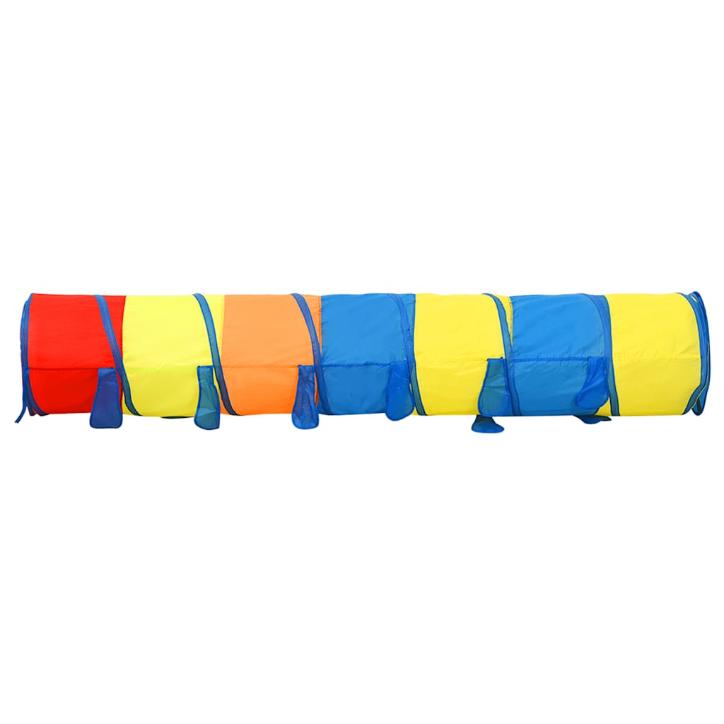 Spieltunnel für Kinder mit 250 Bällen und 245 cm aus Polyester, Mehrfarbig - Yekta