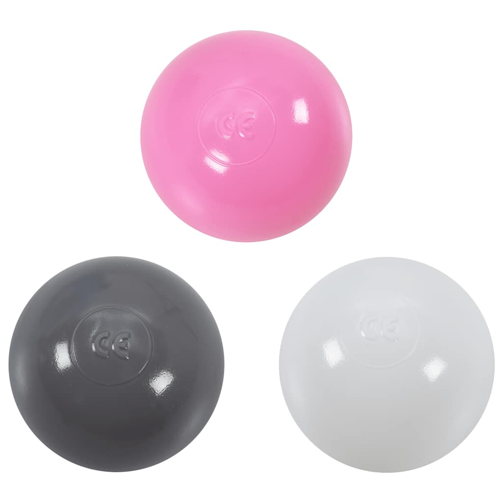 Spieltunnel für Kinder mit 250 Bällen und 245 cm aus Polyester, Mehrfarbig - Yekta