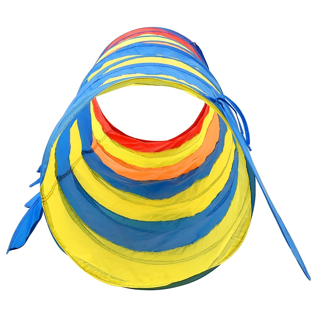 Spieltunnel für Kinder mit 250 Bällen und 245 cm aus Polyester, Mehrfarbig - Yekta