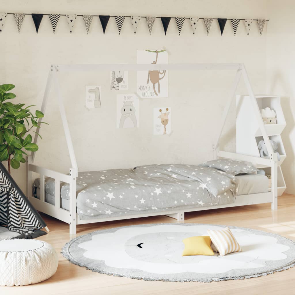 Kinderbett Massivholz Kiefer in verschiedenen Größen und Farben - Yekta