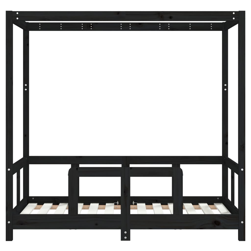 Kinderbett Massivholz Kiefer 70x140 cm bis 90x200 cm in verschiedenen Ausführungen - Yekta