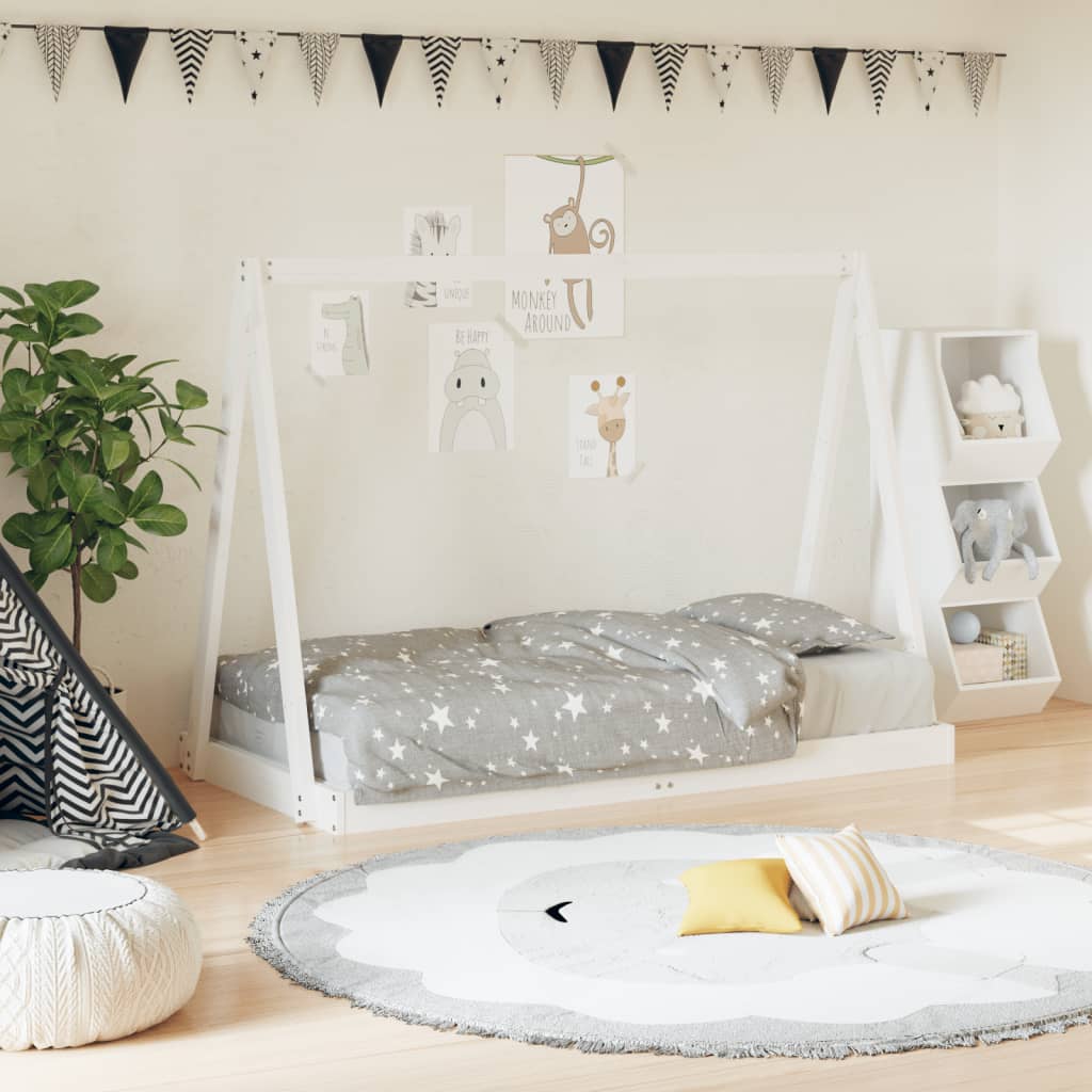 Kinderbett Massivholz Kiefer in verschiedenen Größen und Farben - Yekta
