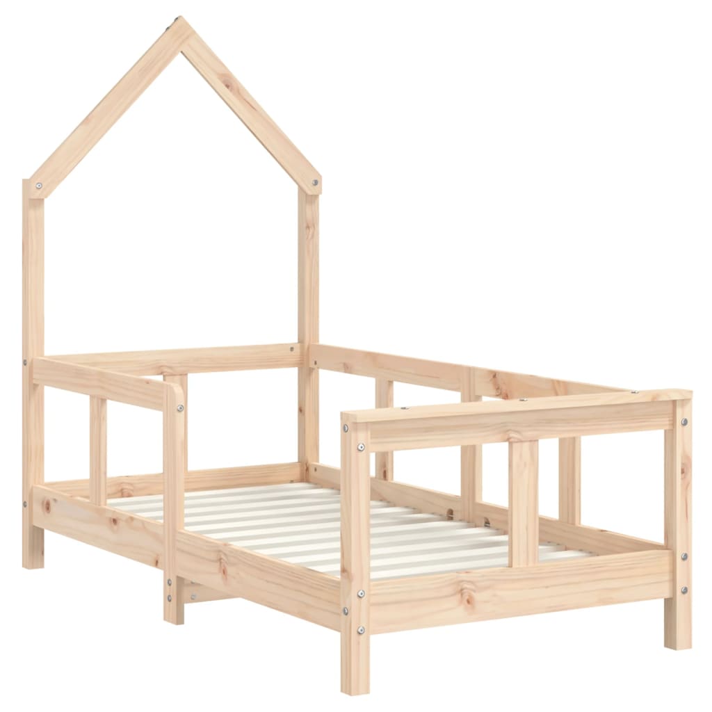 Kinderbett Massivholz Kiefer 70x140 cm bis 90x200 cm - Yekta