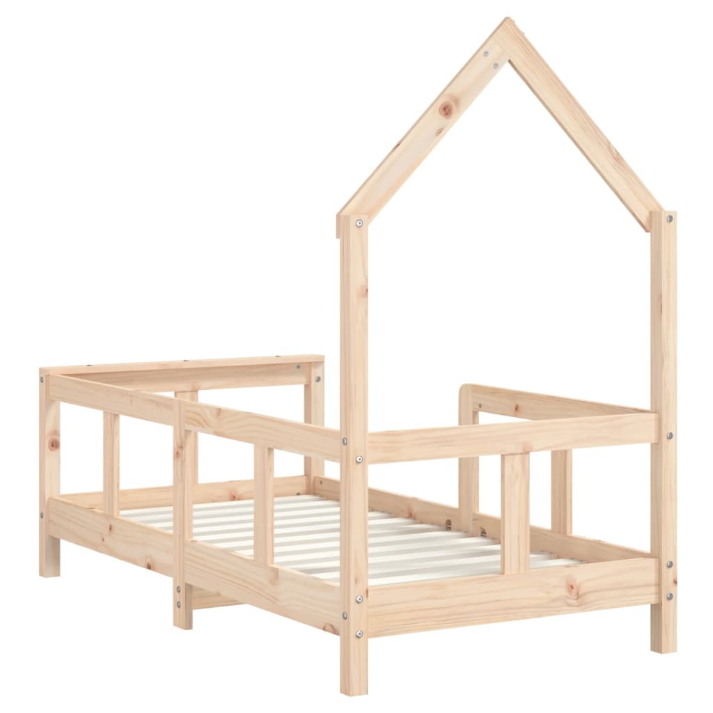 Kinderbett Massivholz Kiefer 70x140 cm bis 90x200 cm - Yekta