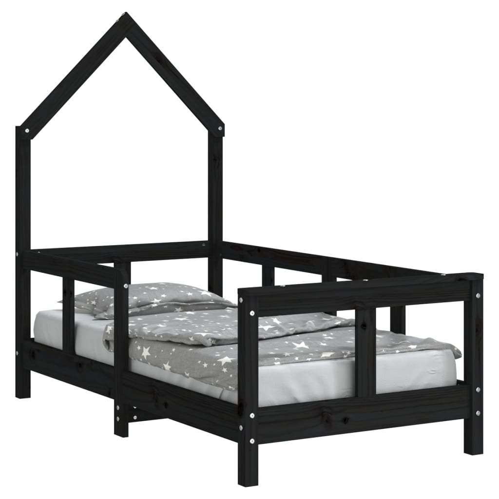 Kinderbett Massivholz Kiefer 70x140 cm bis 90x200 cm - Yekta