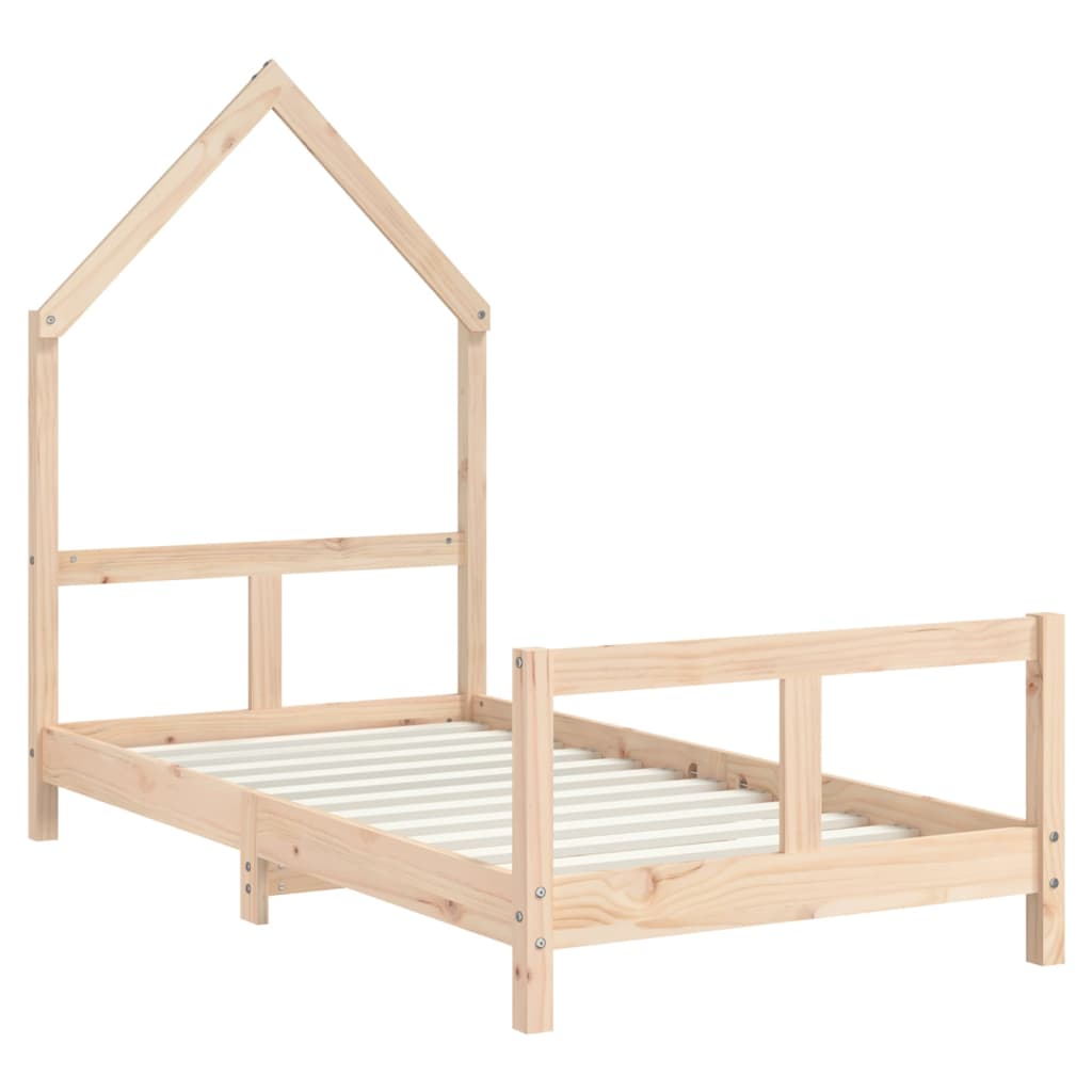 Kinderbett Massivholz Kiefer 70x140 cm bis 90x200 cm - Yekta