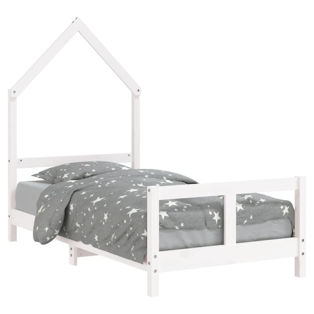 Kinderbett Massivholz Kiefer 70x140 cm bis 90x200 cm - Yekta