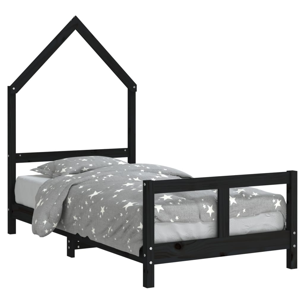 Kinderbett Massivholz Kiefer 70x140 cm bis 90x200 cm - Yekta
