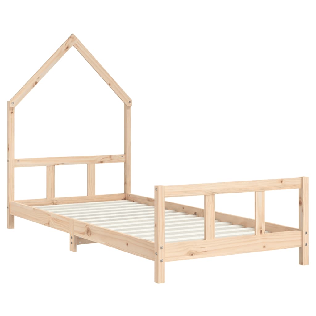 Kinderbett Massivholz Kiefer 70x140 cm bis 90x200 cm - Yekta