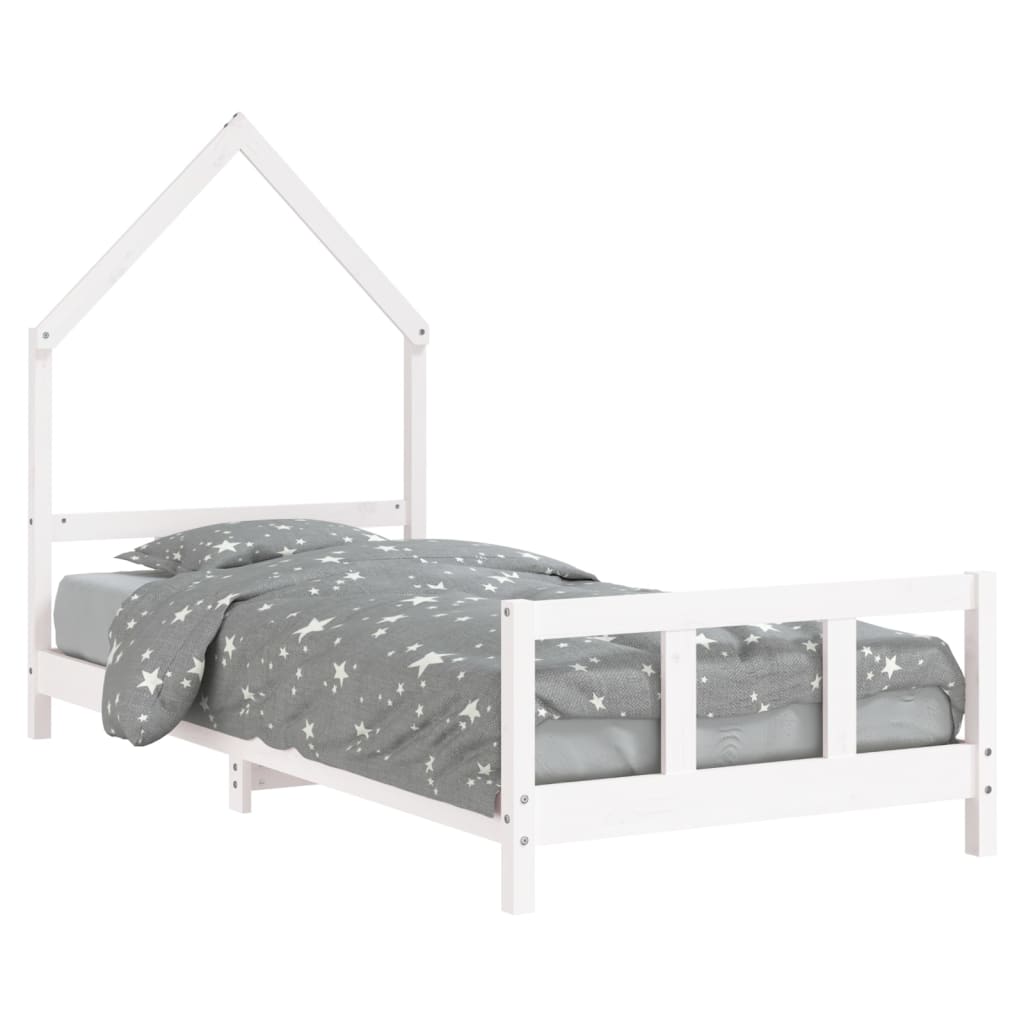 Kinderbett Massivholz Kiefer 70x140 cm bis 90x200 cm - Yekta