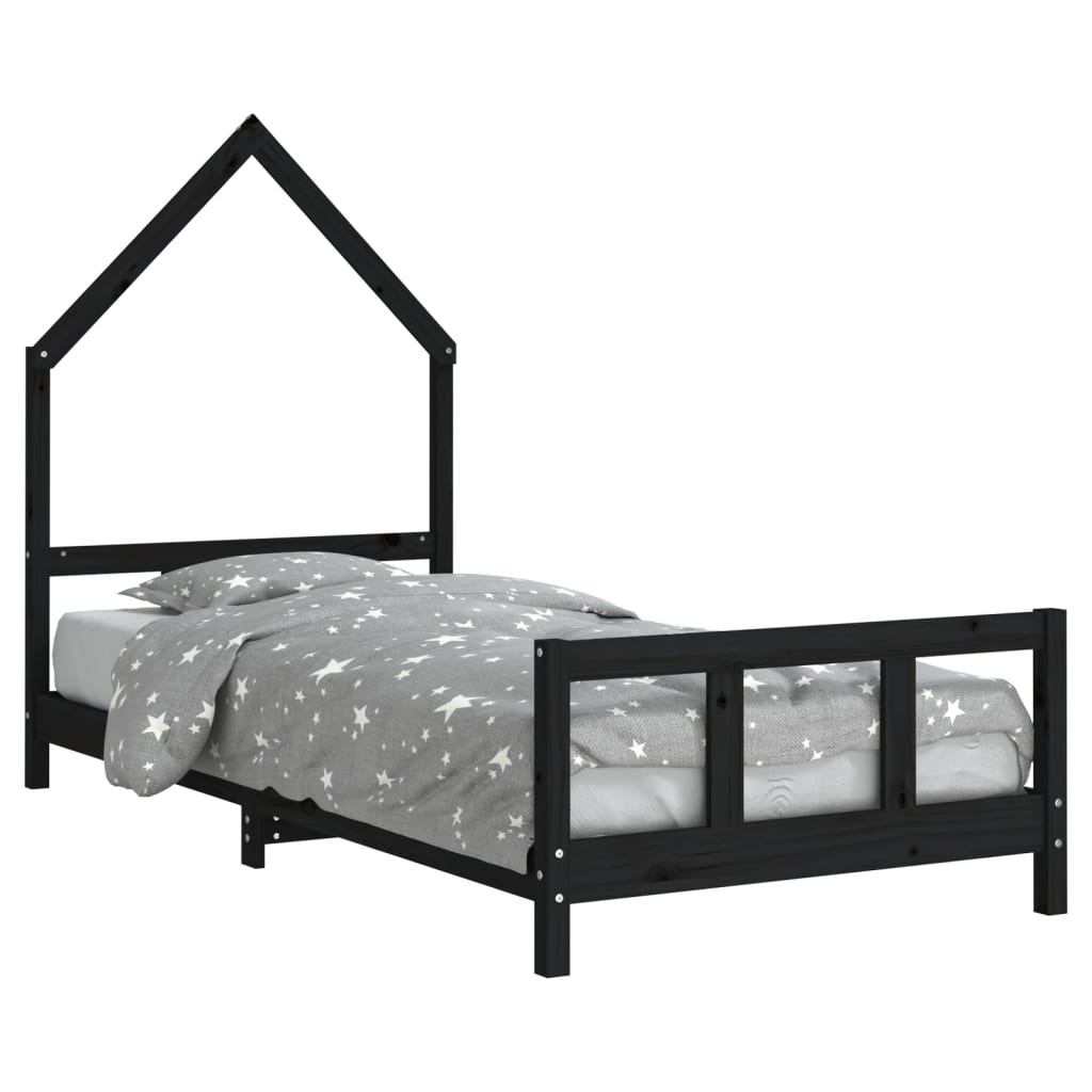 Kinderbett Massivholz Kiefer 70x140 cm bis 90x200 cm - Yekta