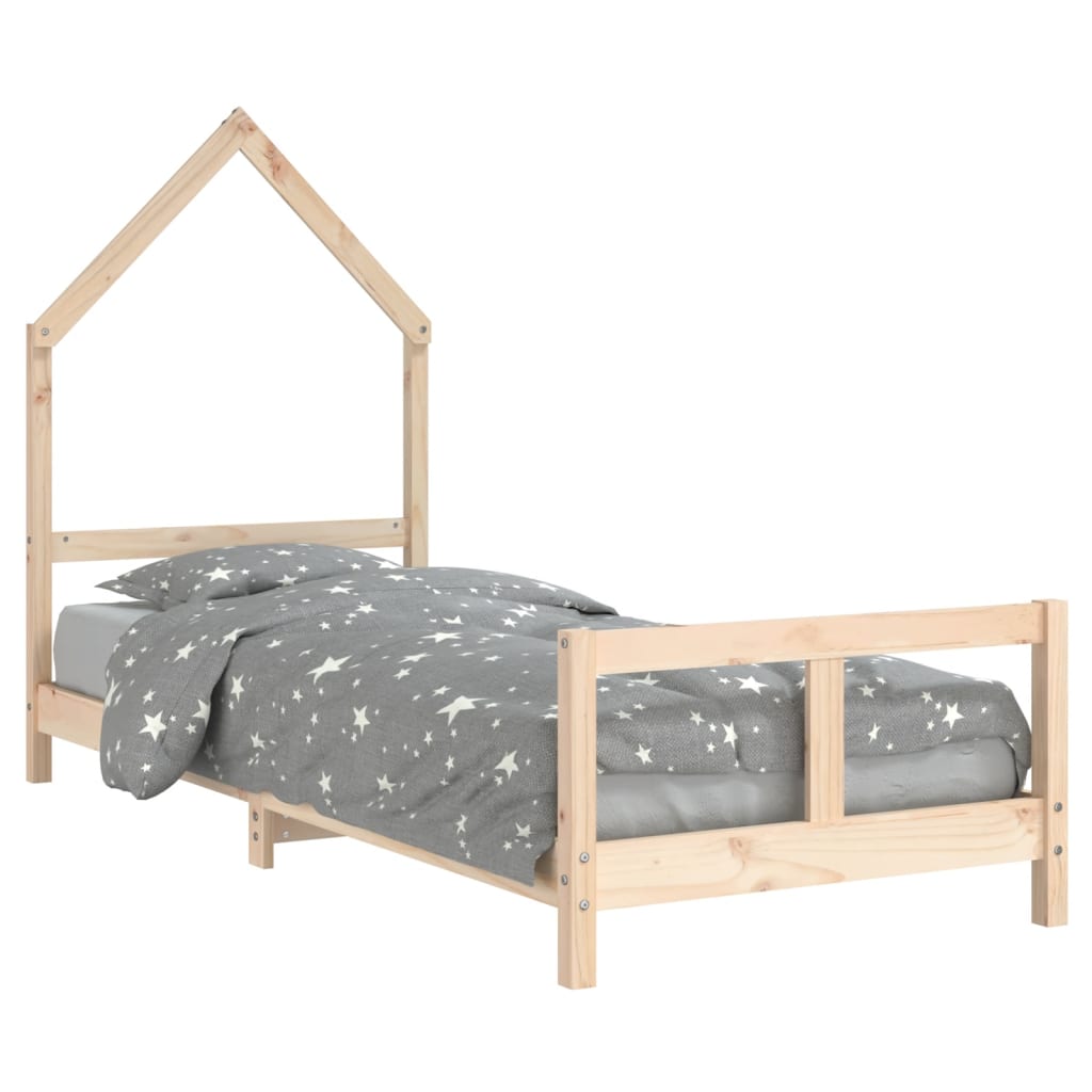 Kinderbett Massivholz Kiefer 70x140 cm bis 90x200 cm - Yekta