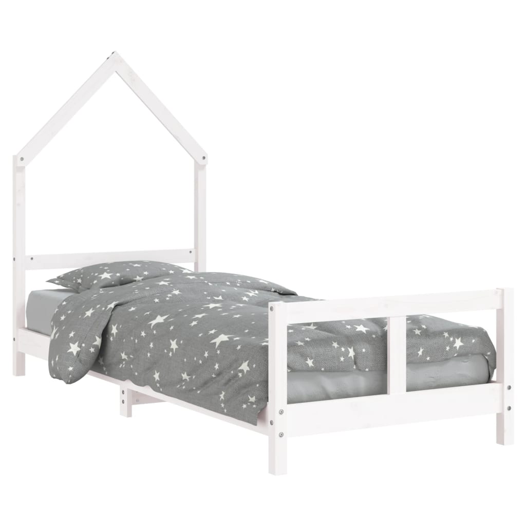 Kinderbett Massivholz Kiefer 70x140 cm bis 90x200 cm - Yekta