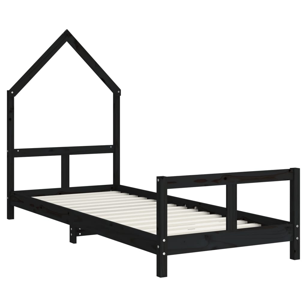 Kinderbett Massivholz Kiefer 70x140 cm bis 90x200 cm - Yekta