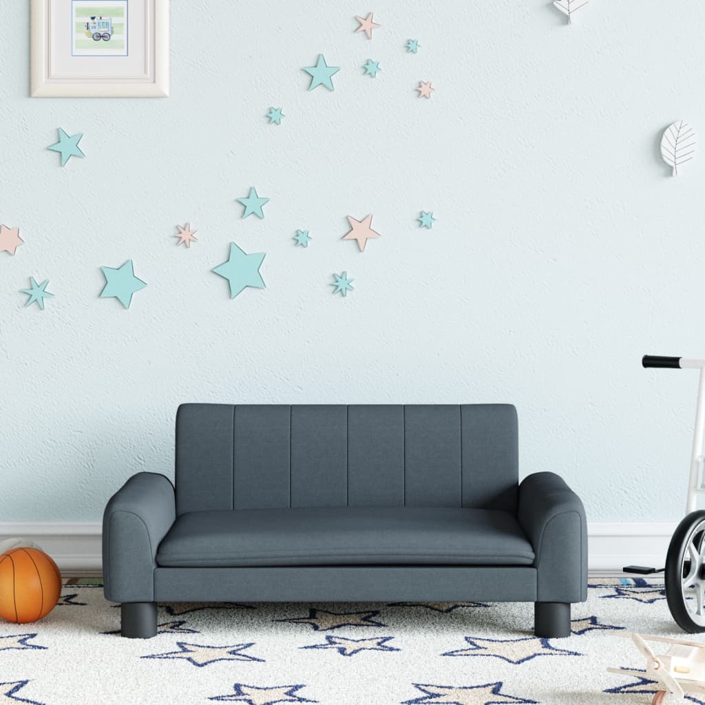 Kindersofa Samt und Stoff in verschiedenen Größen und Farben